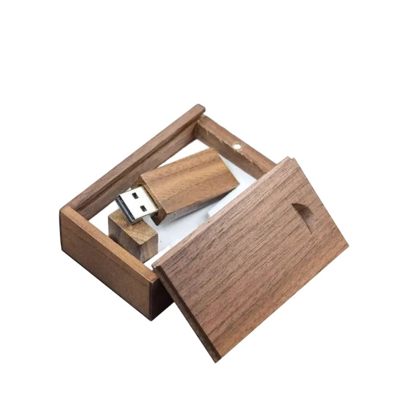 Wooden Box USB Real Capacity Memory Drive - ★Mobile Technology Business Shop★ - audiodevices - datacarriers - flashdrive -
